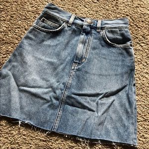 NWT &other stories denim skirt